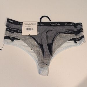 Calvin Klein  Gray and Black Briefs